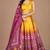 multicolor silk blend printed traditional lehenga choli