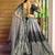 multicolor faux georgette printed traditional lehenga choli with free size upto 42