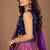 multicolor silk blend printed traditional lehenga choli