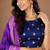 multicolor silk blend printed traditional lehenga choli