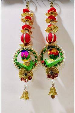 handmade decorative hanging for living room bedroom decor wedding decoration (pack of 2) 4