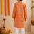 Kesari paan boota kurta set