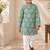 Boys sea green kurta set