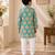 Boys sea green kurta set