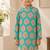 Boys sea green kurta set