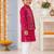 Boys pink patola kurta set