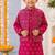 Boys pink patola kurta set