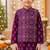 Purple patola kurta set