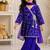 Girls violet palazzo set