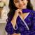 Girls violet palazzo set