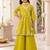Girls lime palazzo set
