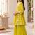 Girls lime palazzo set