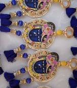 decorative shrinath ji wall hanging for main door  garland perfect for home decor (pack of 2)