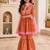 Girls kesariya sharara set