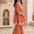 Girls kesariya sharara set