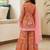 Girls kesariya sharara set
