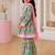 Girls sea green kurta set