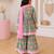 Girls sea green kurta set