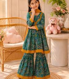 Girls heena sharara set
