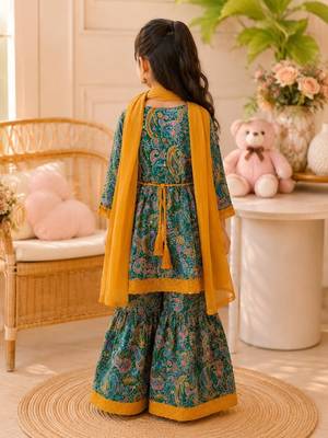 Girls heena sharara set 3