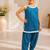 Girls teal bandhej kurti set