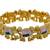 Gold plated meenakari elephant bangles set of 2 | handpainted enamel elephant motif kada kangan for women & girls