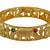 Gold plated temple jewellery elephant motif bangles set of 2 | matte antique royal baraat design kada kangan for women