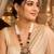 Gold-plated beaded kundan & meenakari long rani haar jewellery set