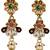 Gold-plated beaded kundan & meenakari long rani haar jewellery set