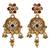 Women gold-plated kundan & pearl studded multi-strand choker jewellery set