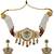 Traditional gold-plated kundan & meenakari choker jewellery set for women