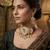 Traditional gold-plated kundan & meenakari choker jewellery set for women