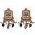 Traditional gold-plated kundan & meenakari choker jewellery set for women