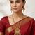 Women gold-plated antique temple long necklace & earrings set