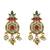 Women gold-plated kundan & multi-strand pearl jewellery set