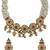 Women gold-plated kundan & multi-strand pearl jewellery set