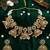 Traditional gold-plated kundan & meenakari choker jewellery set for women