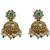 Traditional gold-plated kundan & meenakari choker jewellery set for women