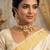 Traditional gold plated choker necklace set with earrings for women