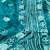 Turquoise chanderi batik printed saree