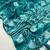 Turquoise chanderi batik printed saree