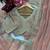 Peach tissue sequins work embroidered saree
