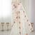White georgette sequins work embroidered saree