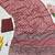 Beautiful maroon ajarakh print with real mirror work saree