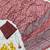 Beautiful maroon ajarakh print with real mirror work saree