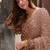 Light pink premium butterfly net embellished saree
