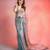 sky blue soft tabby silk blend with mirror work saree