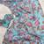 sky blue soft tabby silk blend with mirror work saree