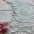 Graceful sky blue  georgette embroidery work saree