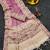 Onion pink silk blend patola silk printed saree